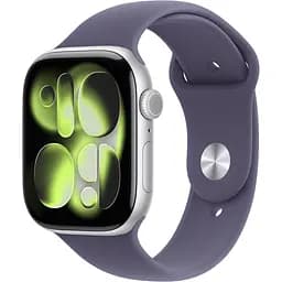 Смарт-часы Apple Watch Series 11 GPS 46 мм Silver Aluminum Case with Purple Fog Sport Band M/L (MEVA4) [145292]