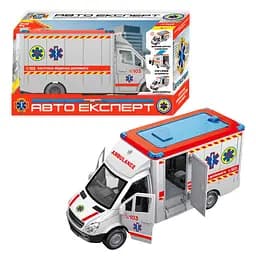 Машина Скорая помощь TK97569 украинская озвучка, инерция, звук, свет
