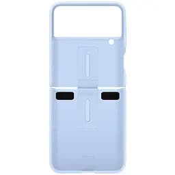 Оригінальний силіконовий чохол із кільцем Samsung для Galaxy Z Flip4 Silicone Cover with Ring Arctic Blue EF-PF721TLEGUA - мініатюра 5