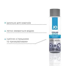 Охолоджуючий лубрикант на водній основі System JO H2O Cooling, 120 мл - мініатюра 3