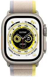 Смарт-годинник Apple Watch Ultra 49mm Titanium Case with Yellow/Beige Trail Loop S/M [MNHD3/MNHK3] [73830] - мініатюра 2
