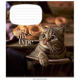 Тетрадь ученическая Pets portraits Школярик 024-3234K-3 в клетку 24 листов