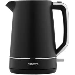 Електрочайник Ardesto EKL-450B, чорний, 2200W, 1.7 л, дисковий, пластиковий корпус, індикатор рівня води, автоматичне відключення