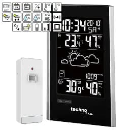 Метеостанція Technoline WS9060 Black/Silver (WS9060) - мініатюра 4