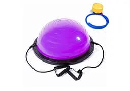 Балансировочная платформа EasyFit BOSU 60 см Фиолетовый (EF-2324)