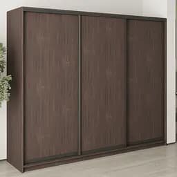 Шкаф-купе трехдверный MebelStar Комбо BG 3ДСП 250x60x210 см Дуб ристрето (MBS-9005)