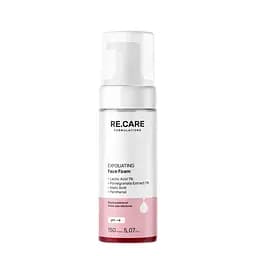 Пенка для умывания отшелушивающая Re.Care Exfoliating Face Foam с AHA кислотами 150 мл