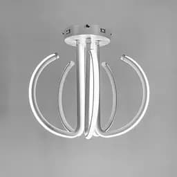 Потолочная белая LED люстра на пять завитков Ст. 9979/5 | Line F