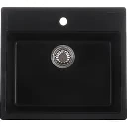 Мийка кухонна Zerix ZS-5751S-14 Чорний металік (ZX4602)