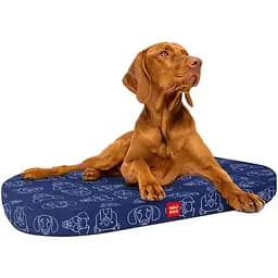 Лежанка для собак Waudog Relax, Собаки, зі змінним чохлом, розмір L, 100х70 см (099-0123) - мініатюра 2