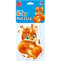 Бебі пазли на магніті Vladi Toys Малюк зможе Пухнастики 8 елементів (VT3208-18) - мініатюра 2