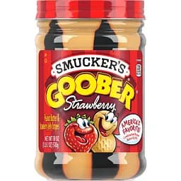 Паста арахисовая Smucker's с клубничными полосками 510 г