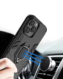 Чохол бампер Primolux Ring Armor для Apple iPhone 11 Pro Black - мініатюра 7