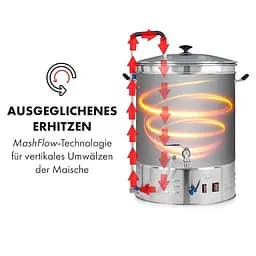 Пивоварня Klarstein Brauheld Pro 70 л (10035516) - мініатюра 6