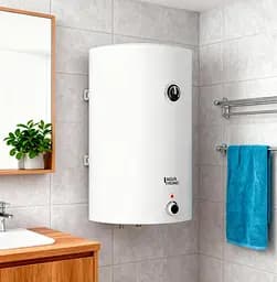 Водонагрівач електричний Aquatronic, 2 кВт, сухий ТЕН, 50 л універсальний, циліндричний, білий (Round D504620 B4) - мініатюра 11
