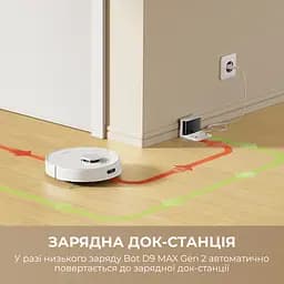 Робот-пилосос Dreame Bot D9 MAX White Gen 2 - мініатюра 12