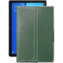 Чехол StatusCASE из экокожи для планшета Huawei MediaPad M5 lite 10 Темно-зеленый