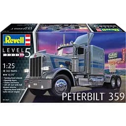 Сборная модель Revell Грузовой тягач Peterbilt 359 уровень 5, масштаб 1:25, 302 детали (RVL-12627)