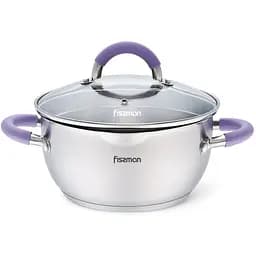 Кастрюля Fissman Annette со стеклянной крышкой 2.5 л (5481)