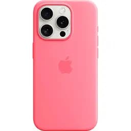 Чехол Silicone Case with MagSafe для Apple iPhone 15 Pro Pink AAA [105773]