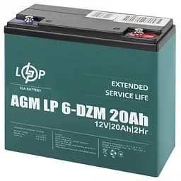 Акумулятор LogicPower LP 6-DZM-20 Ah AGM - мініатюра 2