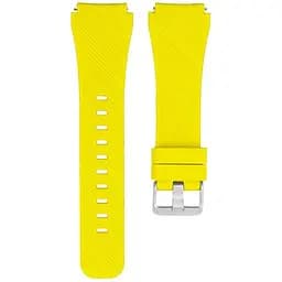 Браслет Gear для Samsung Gear Sport - жовтий ширина кріплення 20мм силікон Watchbands (W47-1WB69940152)