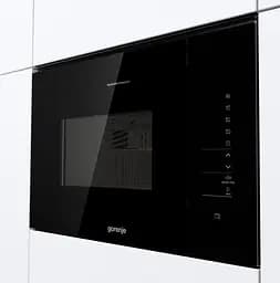 Мікрохвильова піч Gorenje вбудовувана 25л 900Вт гриль дисплей інвертор чорний - мініатюра 3