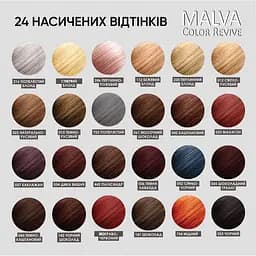 Стійка крем-фарба для волосся Malva Color Revive відтінок 37 баклажан 103 мл - мініатюра 4