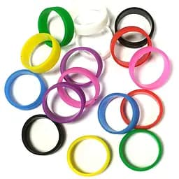 Вейп-бенд простий Vape Bands 22 - 25mm Сірий (a2080)