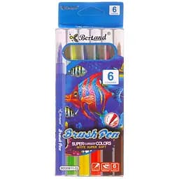 Фломастери Bertand, 6 кольорів (853804)