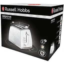 Тостер Russell Hobbs GrooWe 2 Slice 850 Вт білий (26391-56) - мініатюра 2