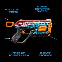 Швидкострільний бластер Zuru X-Shot Skins Griefer Apocalypse, 12 патронів (36561E) - мініатюра 7