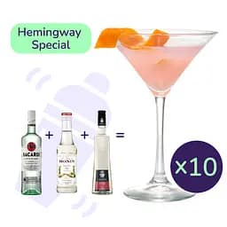 Коктейль Hemingway Special (набір інгредієнтів) х10 на основі Bacardi