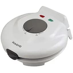 Електрична універсальна вафельниця Magio MG-398 770 Вт для трубочок, рожків та тонких вафель біла