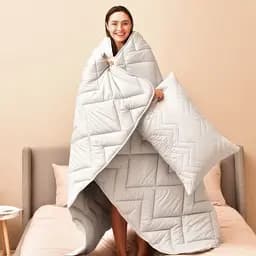 Ковдра Ideia Nordic Comfort літня 140х210 см сіра (8-34652*002) - мініатюра 5