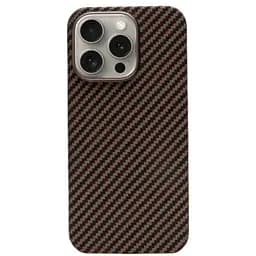 Карбоновий чохол CasePro Premium Carbon Case with MagSafe Yellow для iPhone 15 Pro