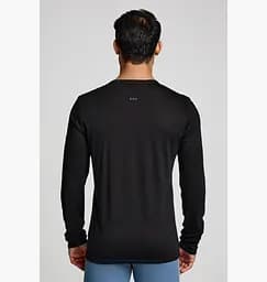 Кофта Saucony Peregrine Merino Long Sleeve Black L (1097-SAM800362-BK L) - мініатюра 2
