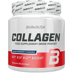 Препарат для суглобів і зв'язок BioTech Collagen, 300 грам чорна малина