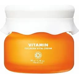 Крем для лица Quret Vitamin Collagen Vital Cream витаминный с коллагеном 50 г