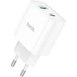 Сетевое зарядное устройство для Hoco C80A Plus Rapido PD20W+QC3. 0 charger белый