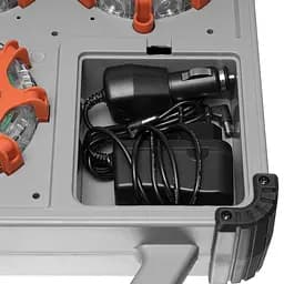 Комплект ліхтарів професійних Mactronic X-Flare (30 Lm) Red/Blue/Amber Recharg 12v/220V Magnetic Червоний - мініатюра 6