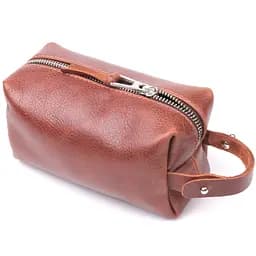 Чоловіча шкіряна косметичка GRANDE PELLE 15х8х7 см sum0020990 - мініатюра 2