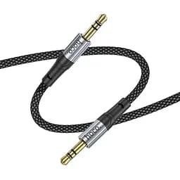Аудiокабель Hoco UPA26 AUX Fresh audio cable 1 м чорний - мініатюра 3