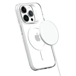 Захисний чохол Vokamo для iPhone 15 Pro Max з магнітним кільцем прозорий - мініатюра 4