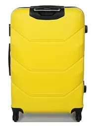 Валіза велика L Madisson Snowball 32303 пластикова 105л Жовтий - мініатюра 3