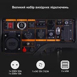 Генератор інверторний MaXpeedingRods 5.5 кВт Електричний старт/Дистанційний старт/ATS/Ручний стартер MXR6000 - мініатюра 9