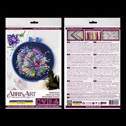 Набор для вышивки крестиком "Неоновый блеск" AHM-054 с пяльцем