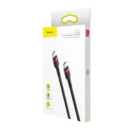 Кабель Type-C Type-C 100W Baseus Cafule PD2.0 найшвидший 5 ампер CATKLF-ALG1 - мініатюра 7
