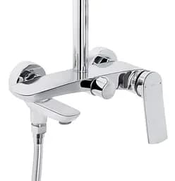 Душова система універсальна Qtap Slavonice Chrome з виливом QTSLA111CRM45909 - мініатюра 2