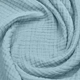Комплект постільної білизни Cosas Aquamarine Євро муслін аквамарин (Muslin_37LightBlue_El-37LightBlue_200) - мініатюра 11